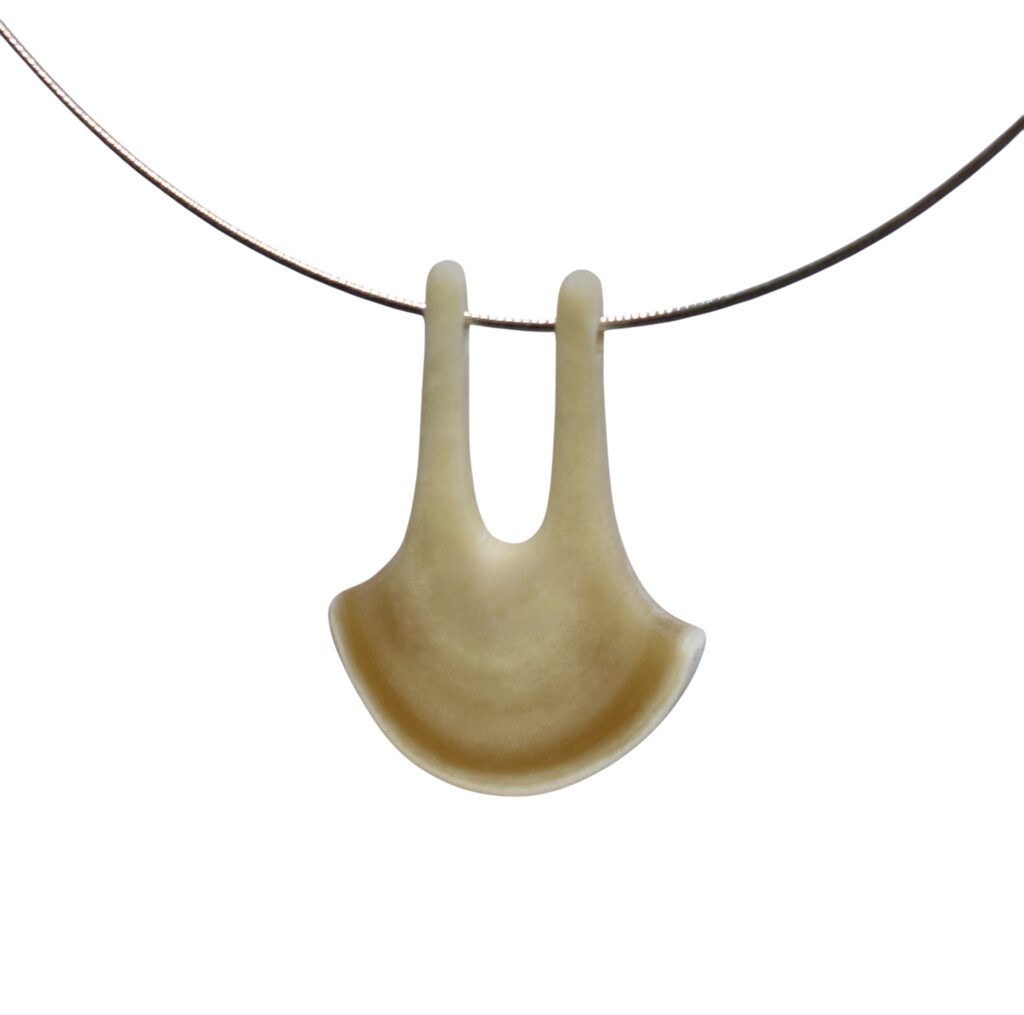 Caramel Horn Pendant